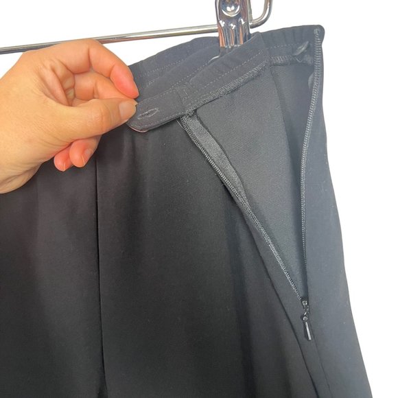 Eileen Fisher Straight Leg Stretch Pants Black size PM - Picture 4 of 7